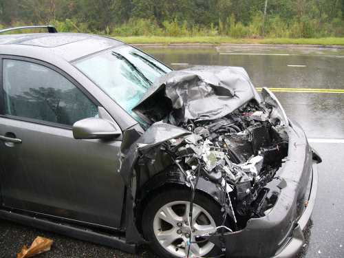 Car crashed in Townsville